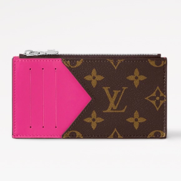 Louis Vuitton Card Coin Holder Wallet Fuchsia - Picture 3 of 12